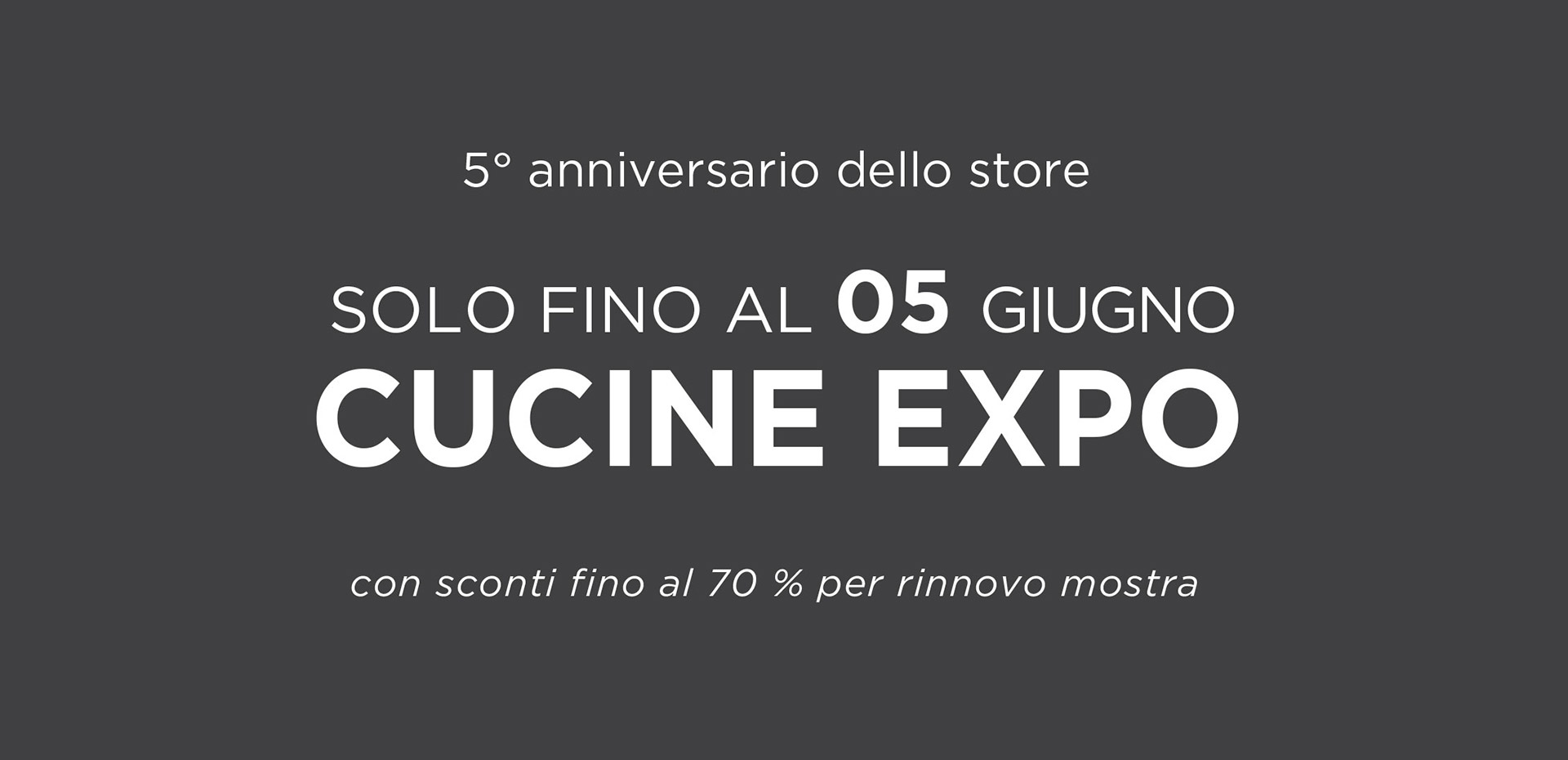 Festeggia con noi il 5° anniversario dello Store! Per te una promozione esclusiva valida fino al 5 giugno - LUBE CREO Store Guidonia (Roma)