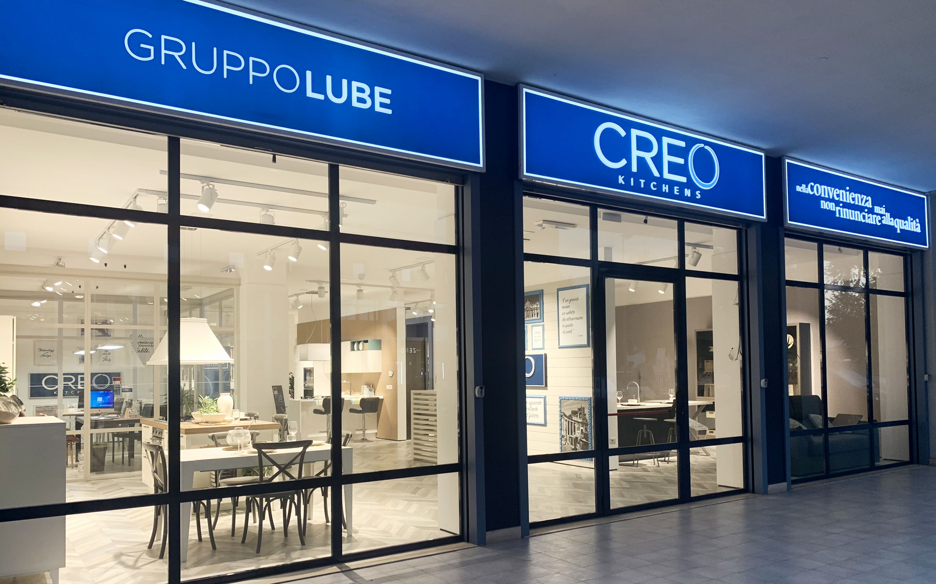 Esposizione - slide2 - LUBE CREO Store Guidonia (Roma)